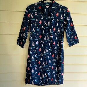 CATH KIDSTON shirt dress animal band print